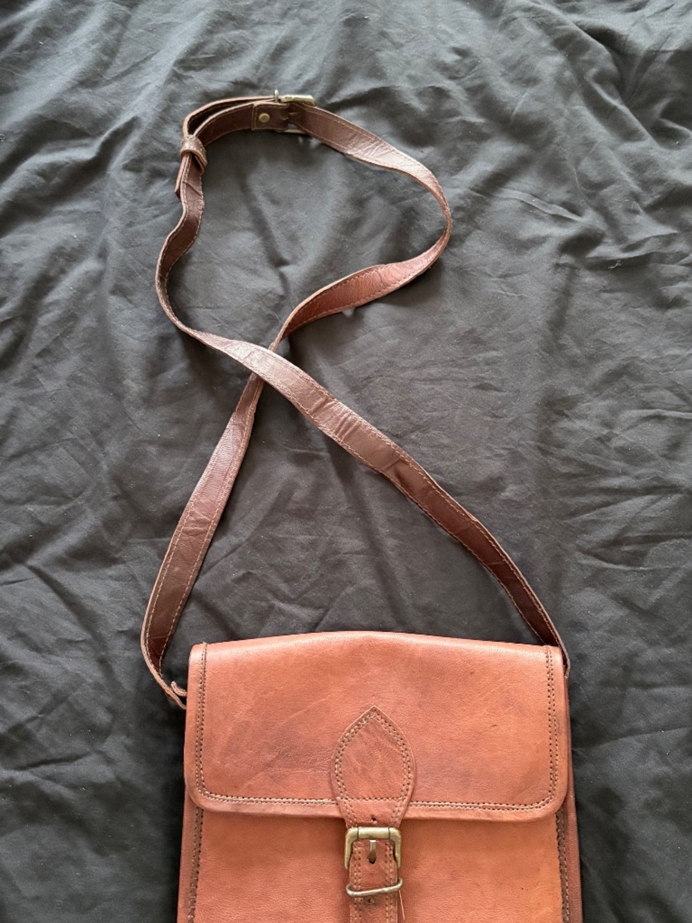 Handmade Brown Leather Bag